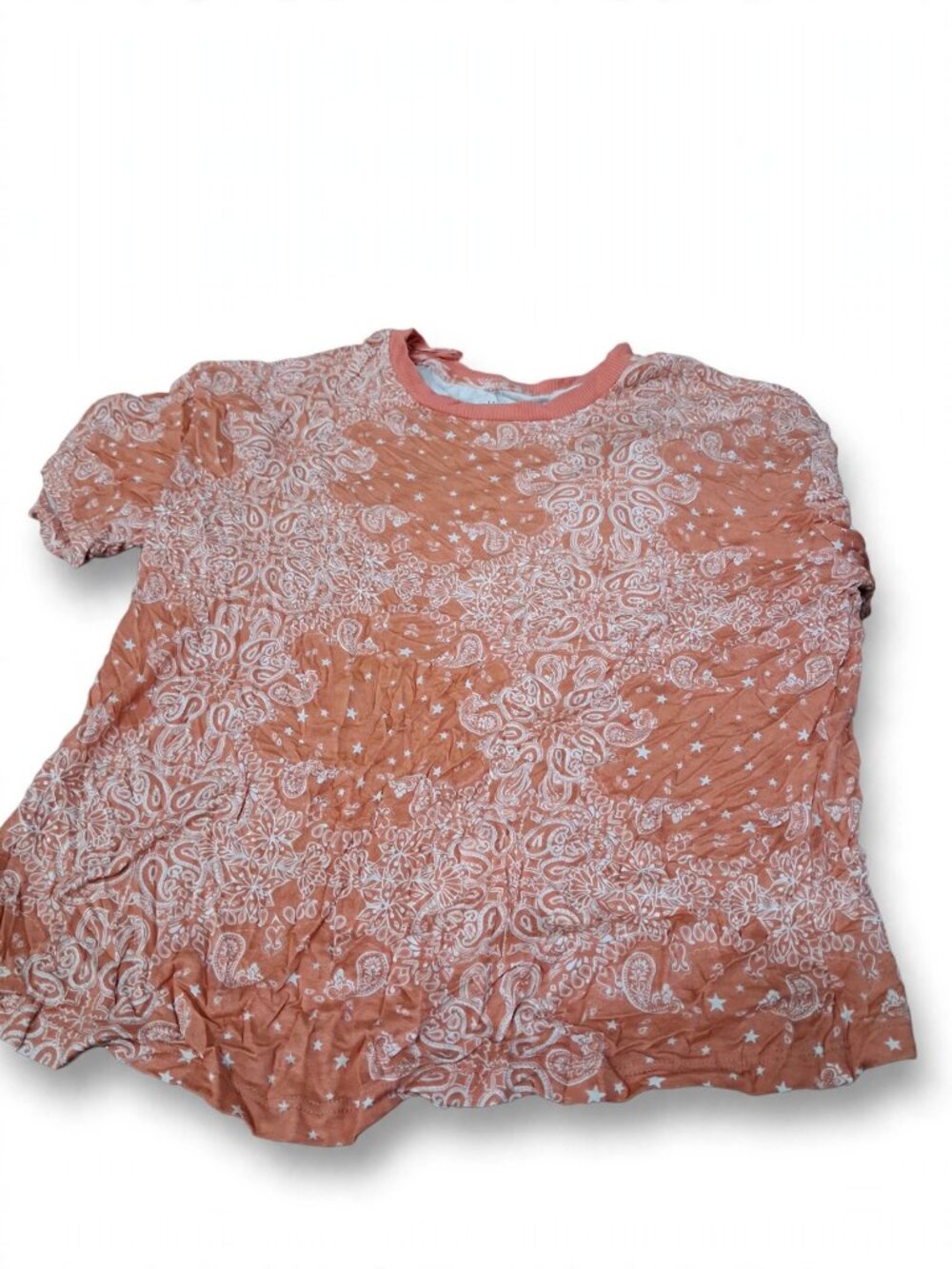 True Craft Paisley Star Print Top XS - New With Tags